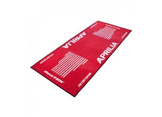 TAPIS DE GARAGE BIKETEK SERIE 3 LOGO APRILIA 190 X 80CM