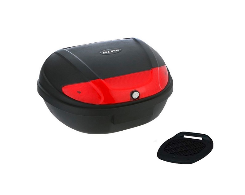 TOP CASE S-LINE PEINTURE NOIR MAT 48 LITRES