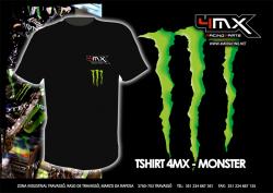 T-SHIRT 4MX/MONSTER