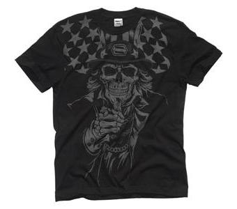 T-SHIRT SHIFT UNSKULL SAM NOIR