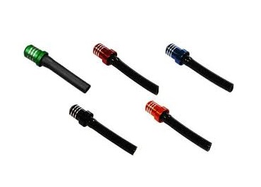 VALVE DE RESERVOIR SCAR EN ALU ANODISE NOIR/VERT/BLEU/ROUGE/ORANGE AVEC DURITE