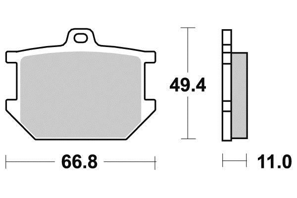 PLAQUETTES DE FREIN AR VESRAH VD205JL