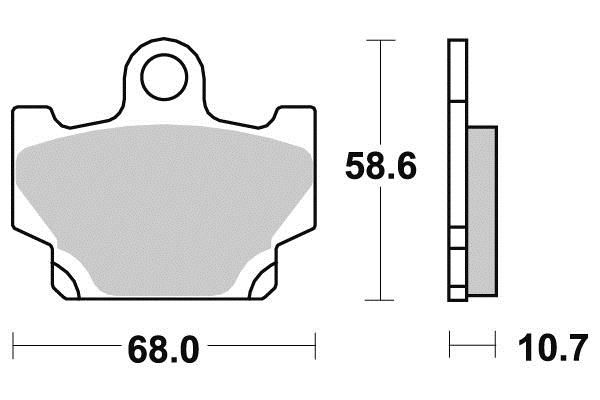 PLAQUETTES DE FREIN AV KYOTO S1038