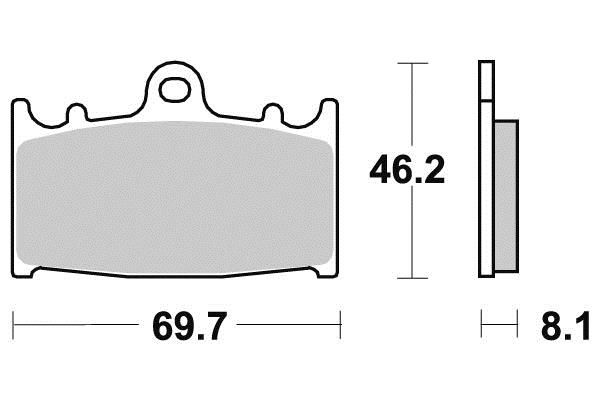 PLAQUETTES DE FREIN AV TECNIUM MF131