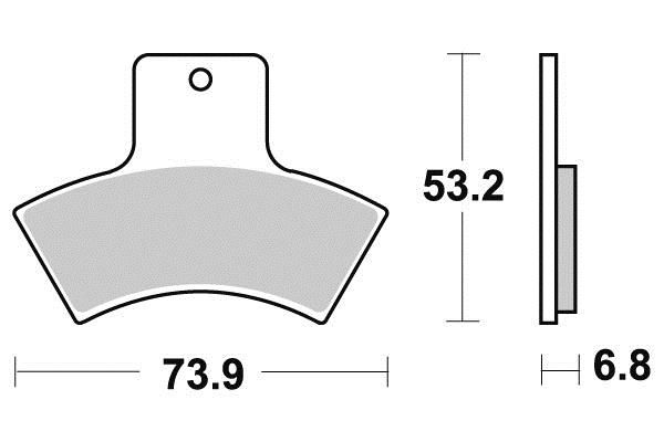 PLAQUETTES DE FREIN AR VESRAH VD963JL