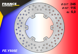 DISQUE DE FREIN AR FIXE ROND OU VAG FRANCE EQUIPEMENT FE.Y505E