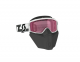 LUNETTE SCOTT PRIMAL SAFARI WHITE BLACK/ROSE AVEC MASQUE FACIAL NOIR